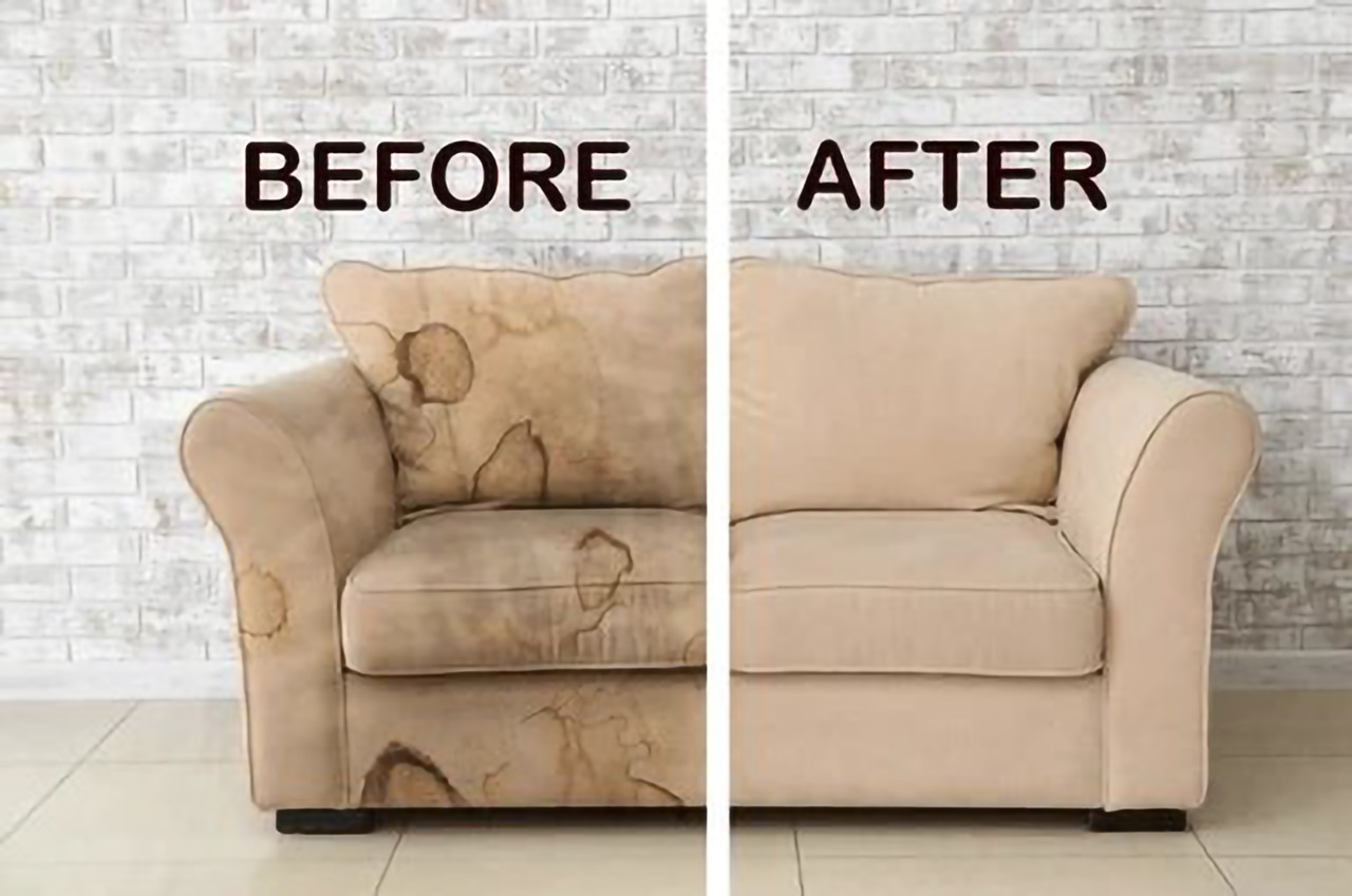 Before Sofa Cleaning